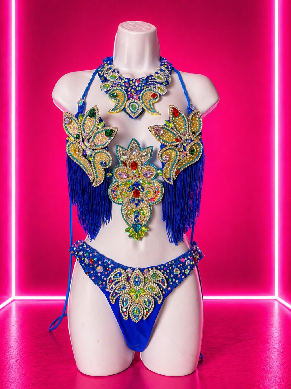 Blue Carnival Costume